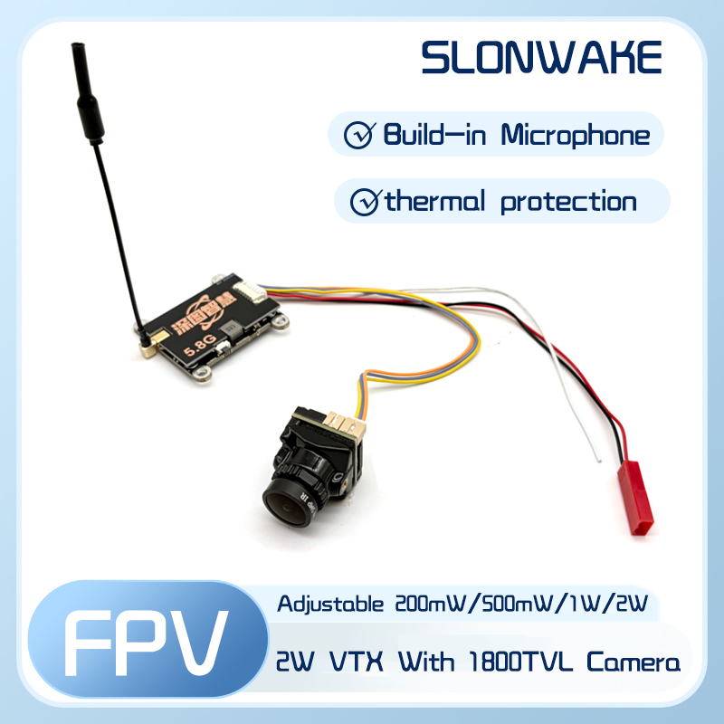 SLONWAKE 5.8G 56CH 2W transmit - Fpv Drone Vtx ulasan dan harga
