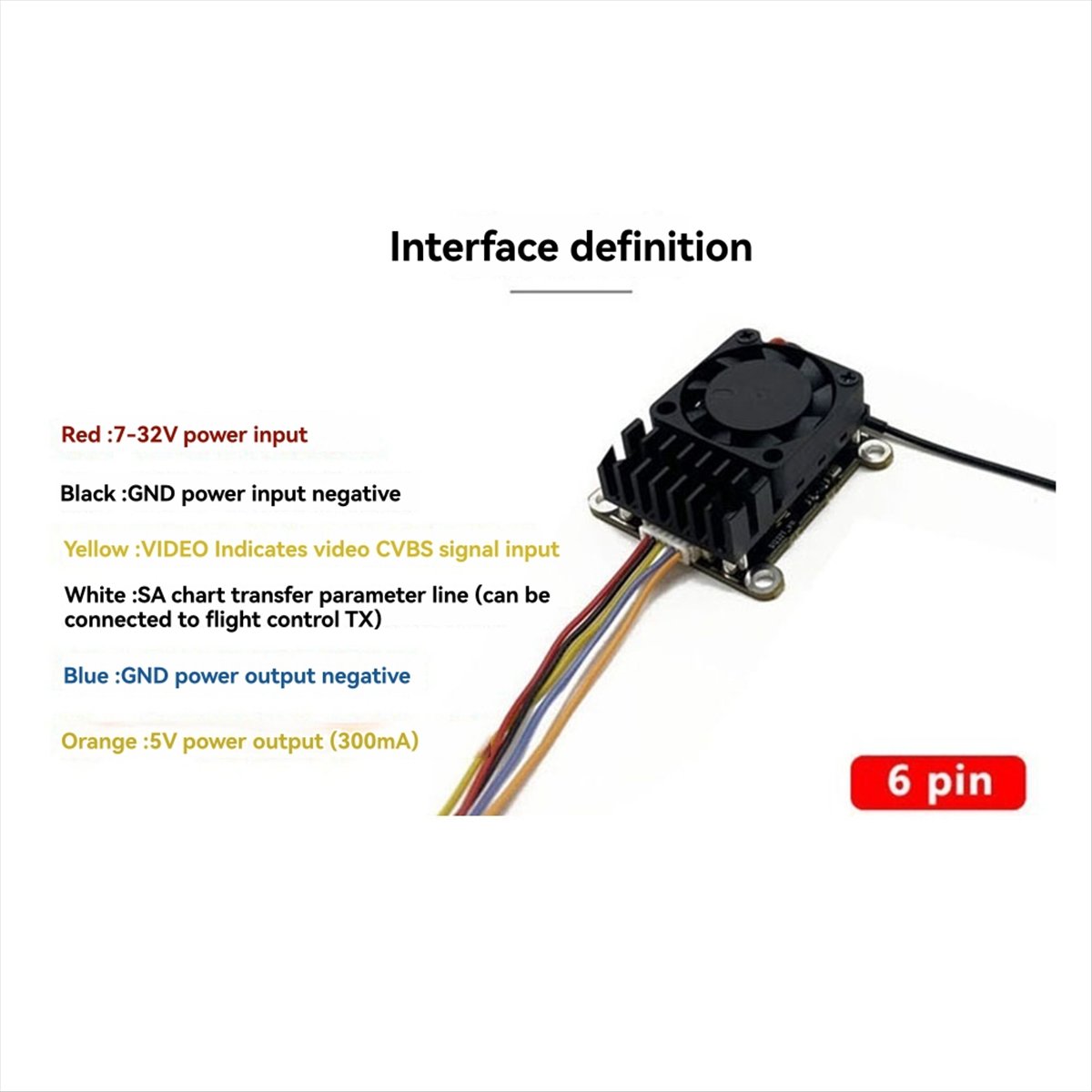 5.8G 2W VTX 2000mW FPV Video T - Fpv Drone Transmitter ulasan dan harga