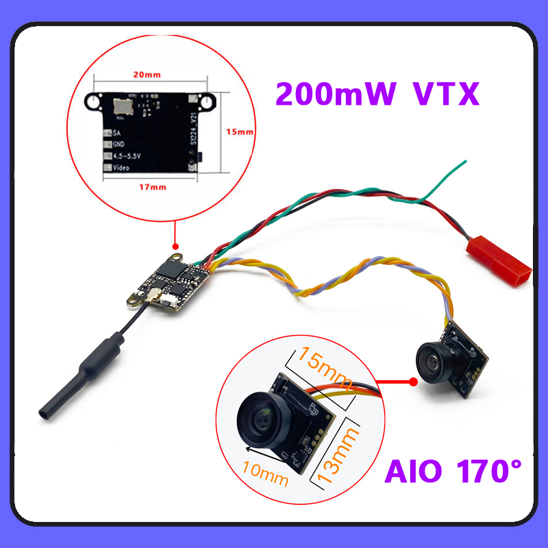 SLONWAKE 5.8G 1200TVL FPV Came - Fpv Drone Receiver ulasan dan harga